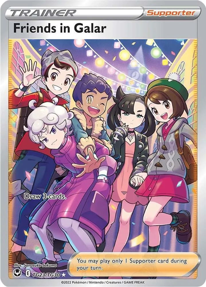 Friends in Galar card front
