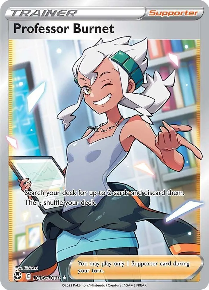 Professor Burnet card front