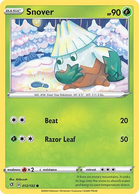 Snover card front