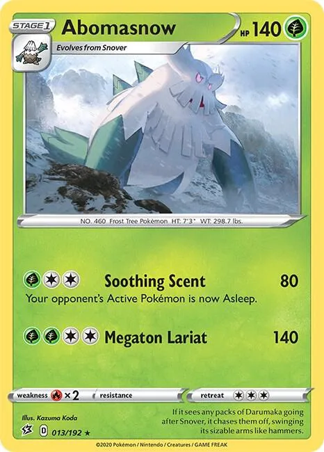 Abomasnow card front