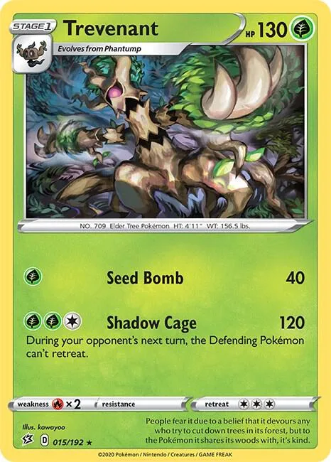 Trevenant card front