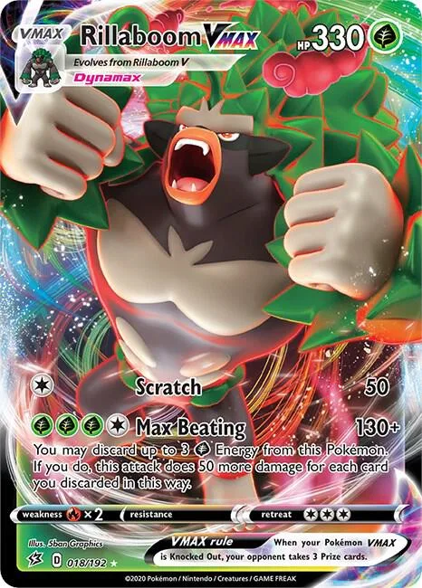 Rillaboom VMAX card front
