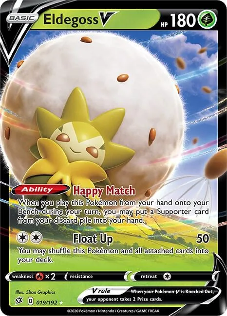 Eldegoss V card front