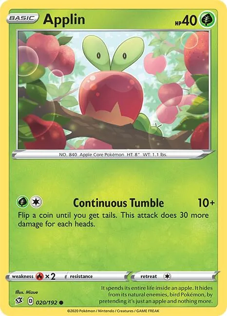 Applin card front