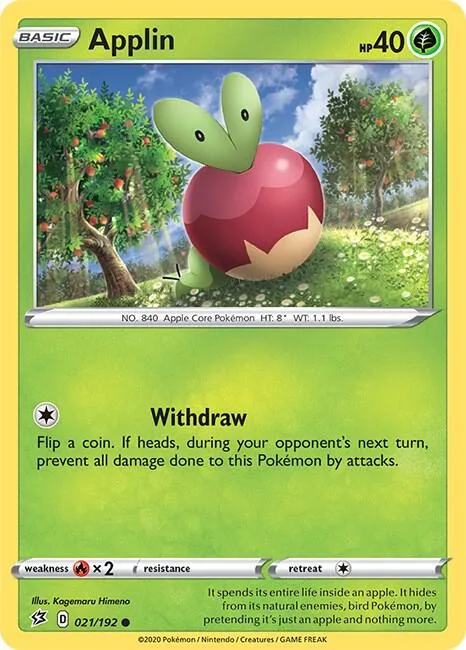 Applin card front