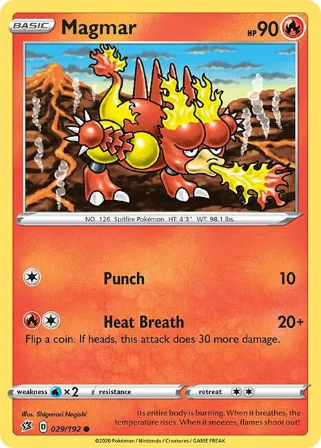 Magmar card front