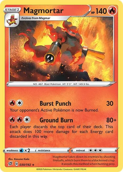 Magmortar card front