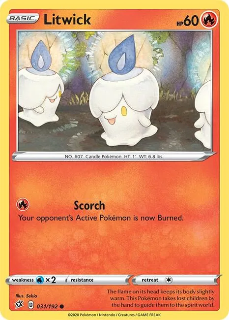 Litwick card front