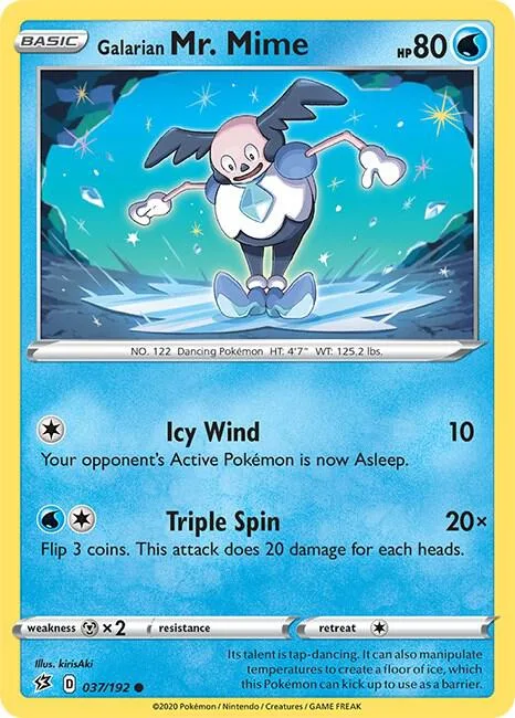 Galarian Mr. Mime card front