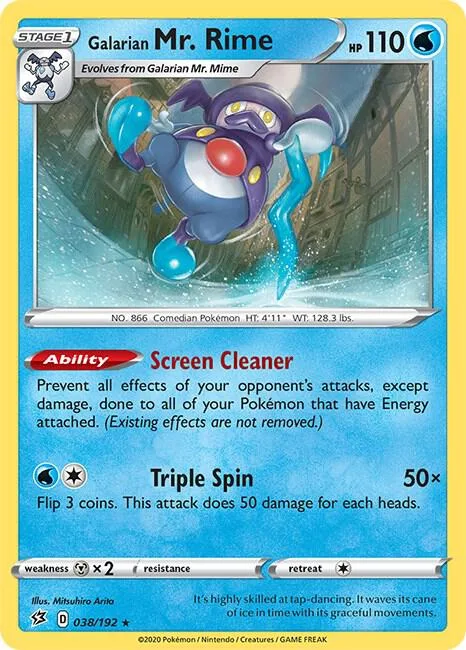 Galarian Mr. Rime card front
