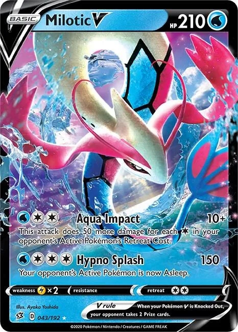 Milotic V card front