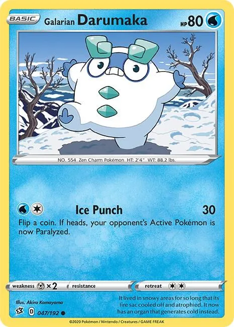 Galarian Darumaka card front