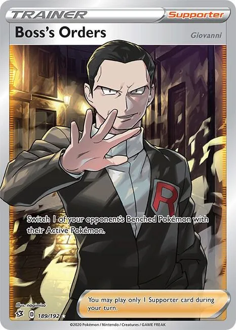 Boss's Orders (Full Art) Holofoil card