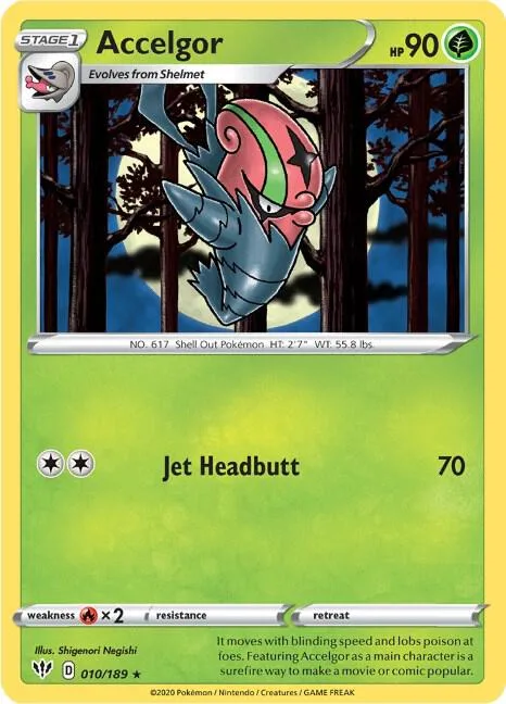 Accelgor card front