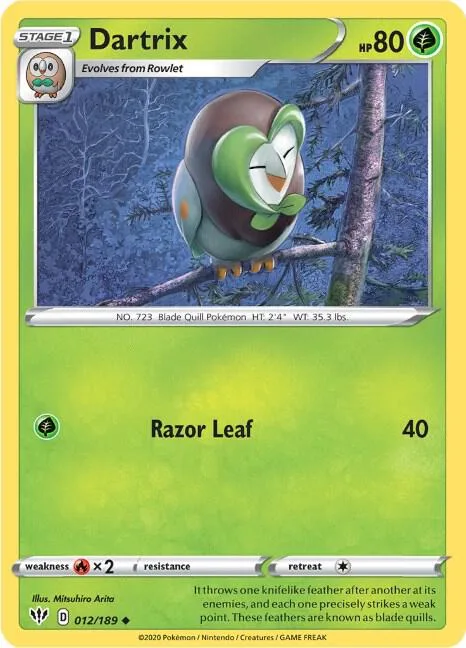 Dartrix card front