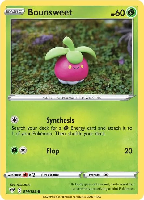 Bounsweet card front