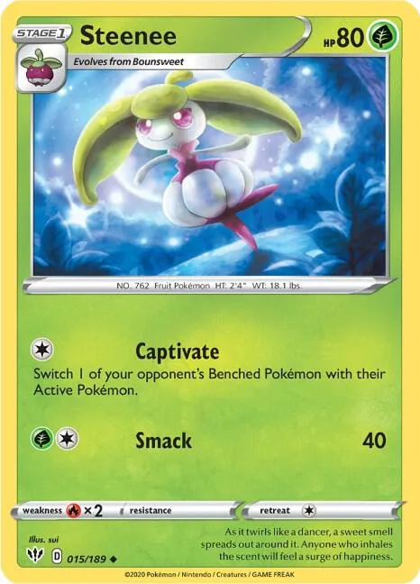 Steenee card front