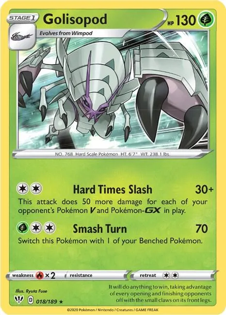 Golisopod card front