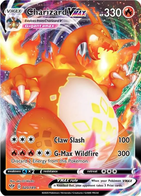 Charizard VMAX card front