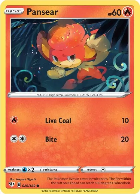 Pansear card front