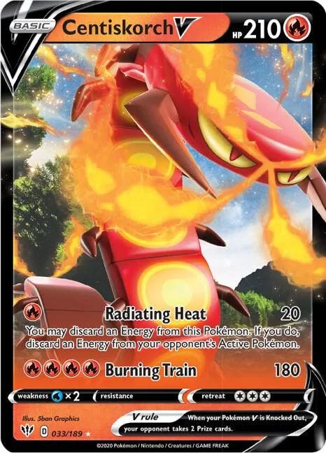 Centiskorch V card front