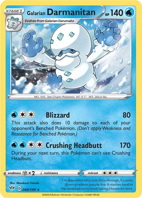 Galarian Darmanitan (Cracked Ice Holo) thumbnail