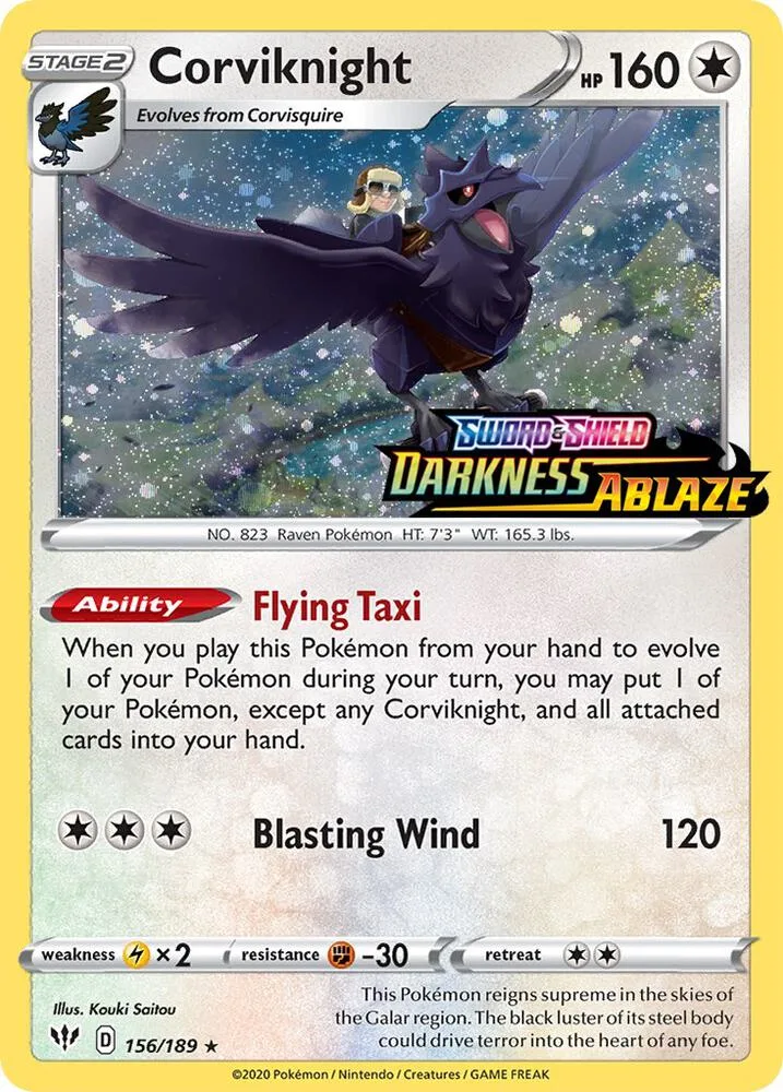 Corviknight Set Stamp card