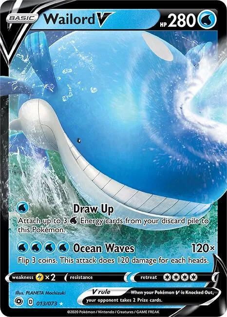 Wailord V card front