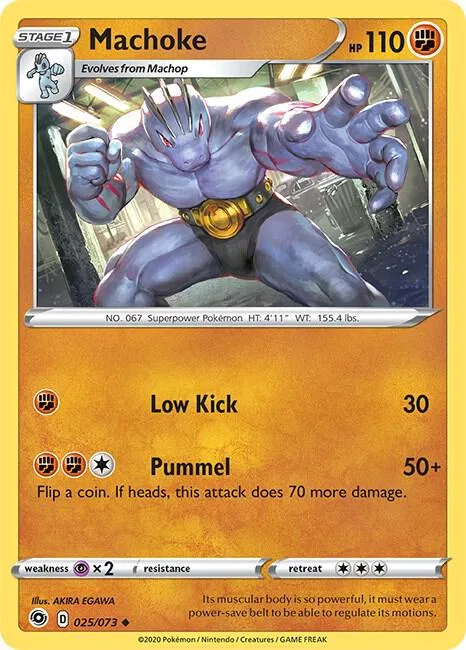 Machoke card front