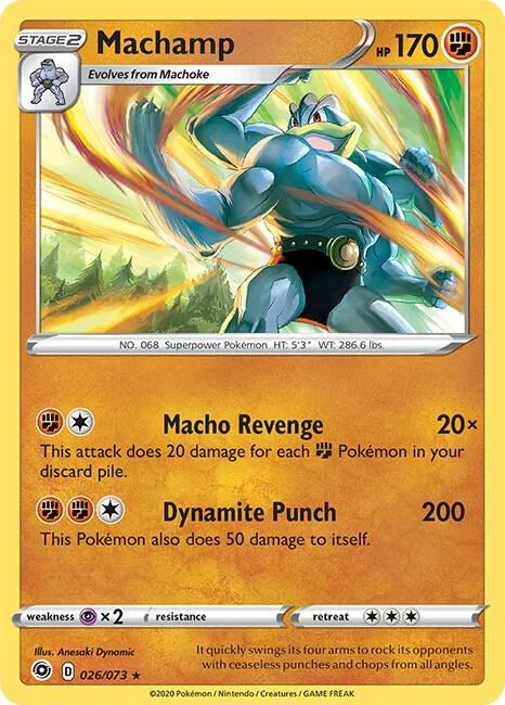 Machamp card front