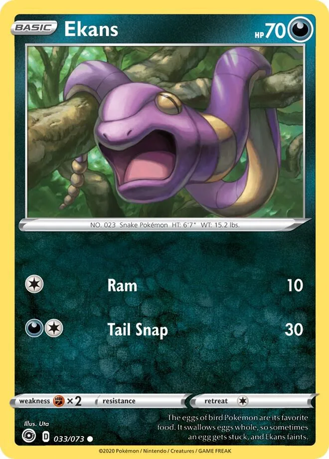 Ekans card front