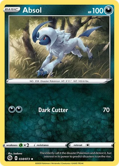 Absol card front