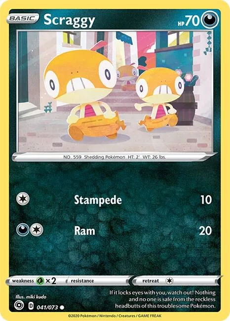 Scraggy card front