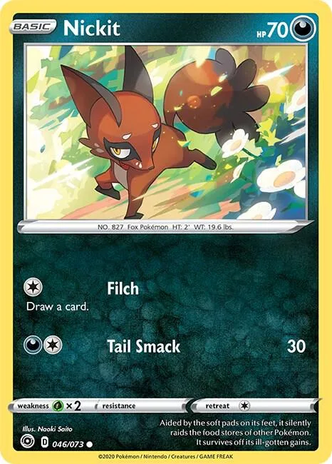 Nickit card front