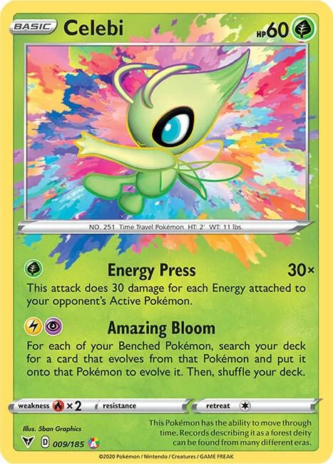 Celebi card front