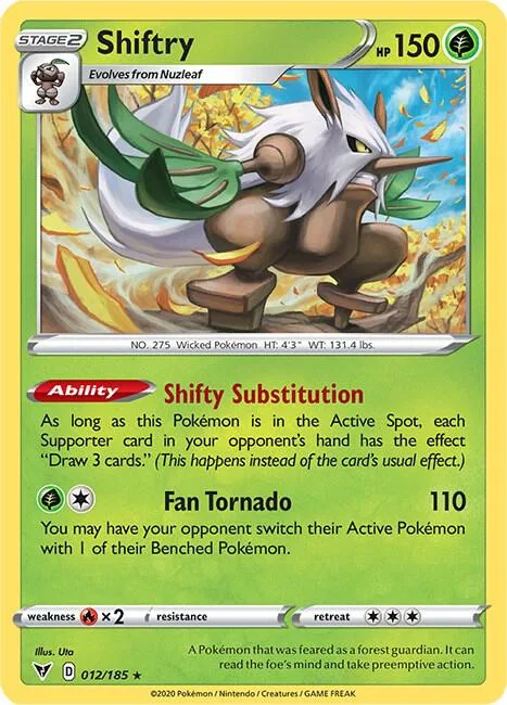 Shiftry card front