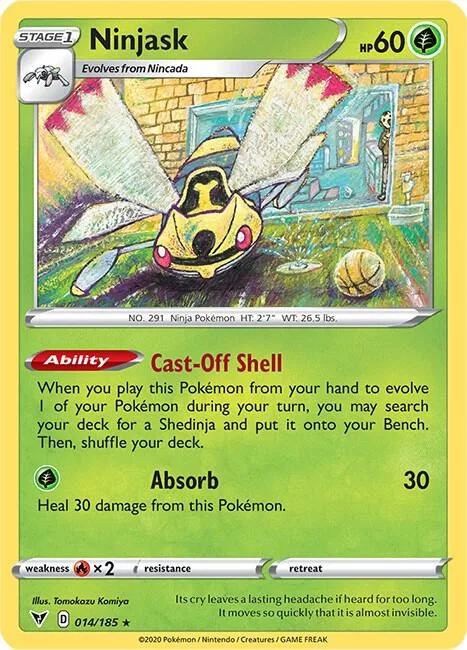 Ninjask card front