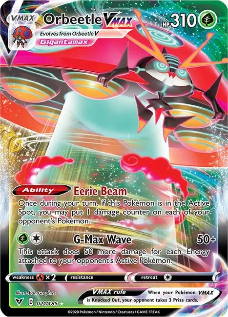 Orbeetle VMAX card front