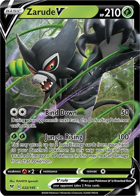 Zarude V card front