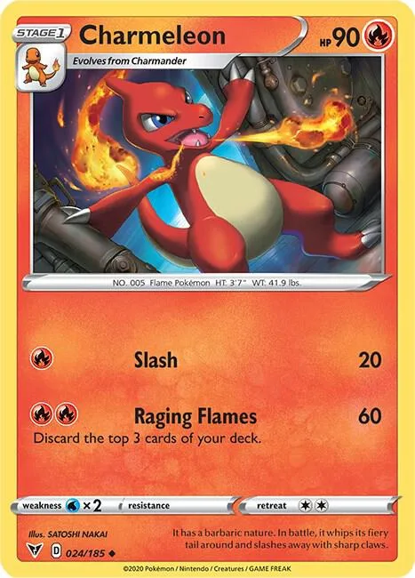 Charmeleon card front