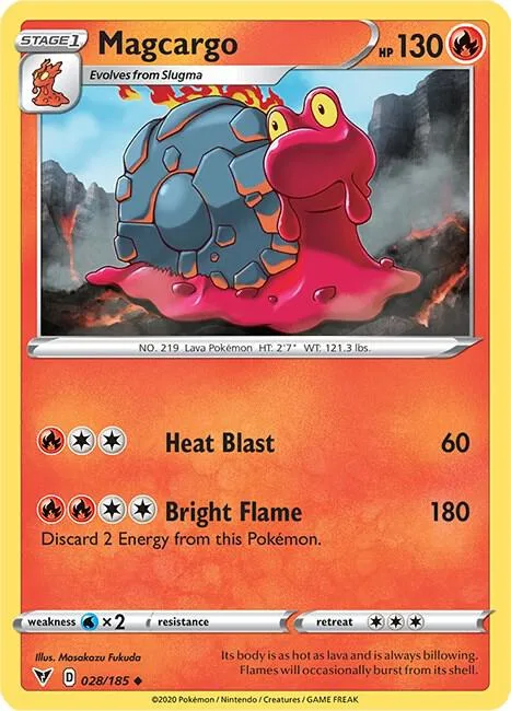 Magcargo card front