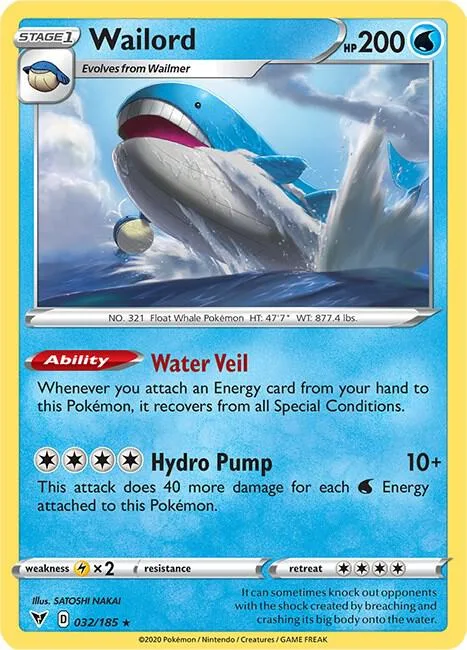 Wailord card front