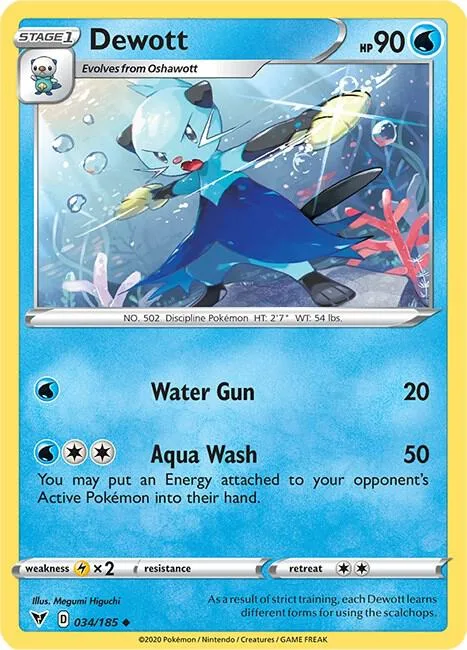 Dewott card front