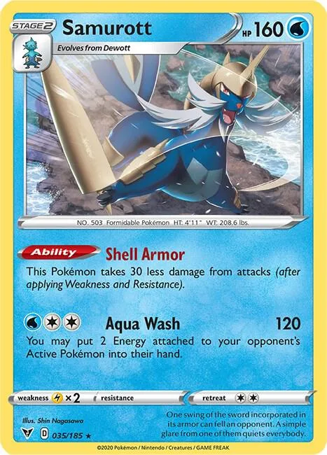 Samurott card front