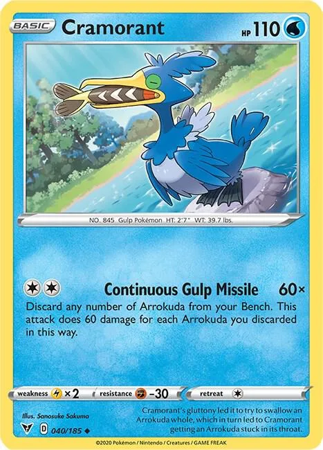 Cramorant card front