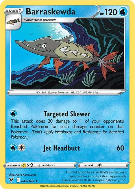 Barraskewda card front