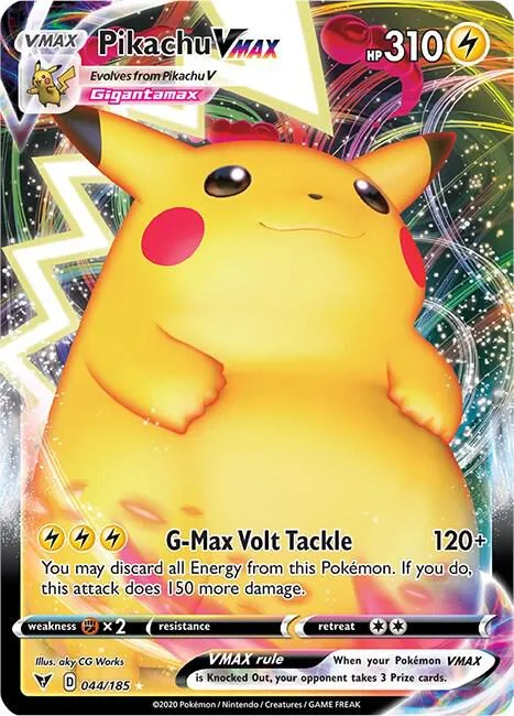 Pikachu VMAX card front
