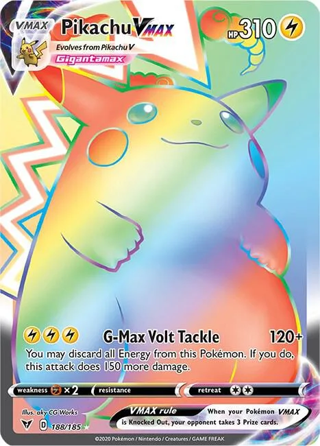 Pikachu VMAX (Secret) Holofoil card