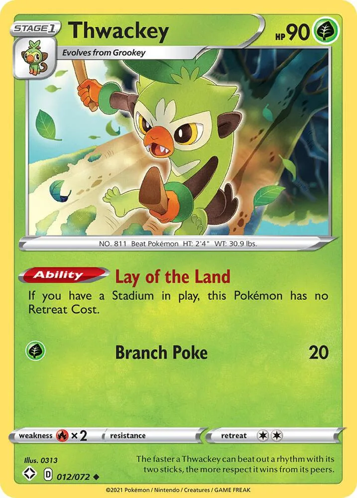 Thwackey card front