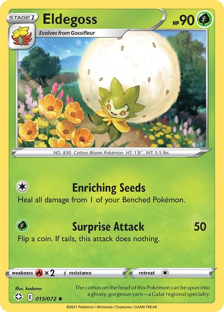 Eldegoss card front